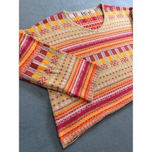 Fate Chunky Knit Oversized‎ Cropped Boho Cottagecore Long Sleeve Sweater
